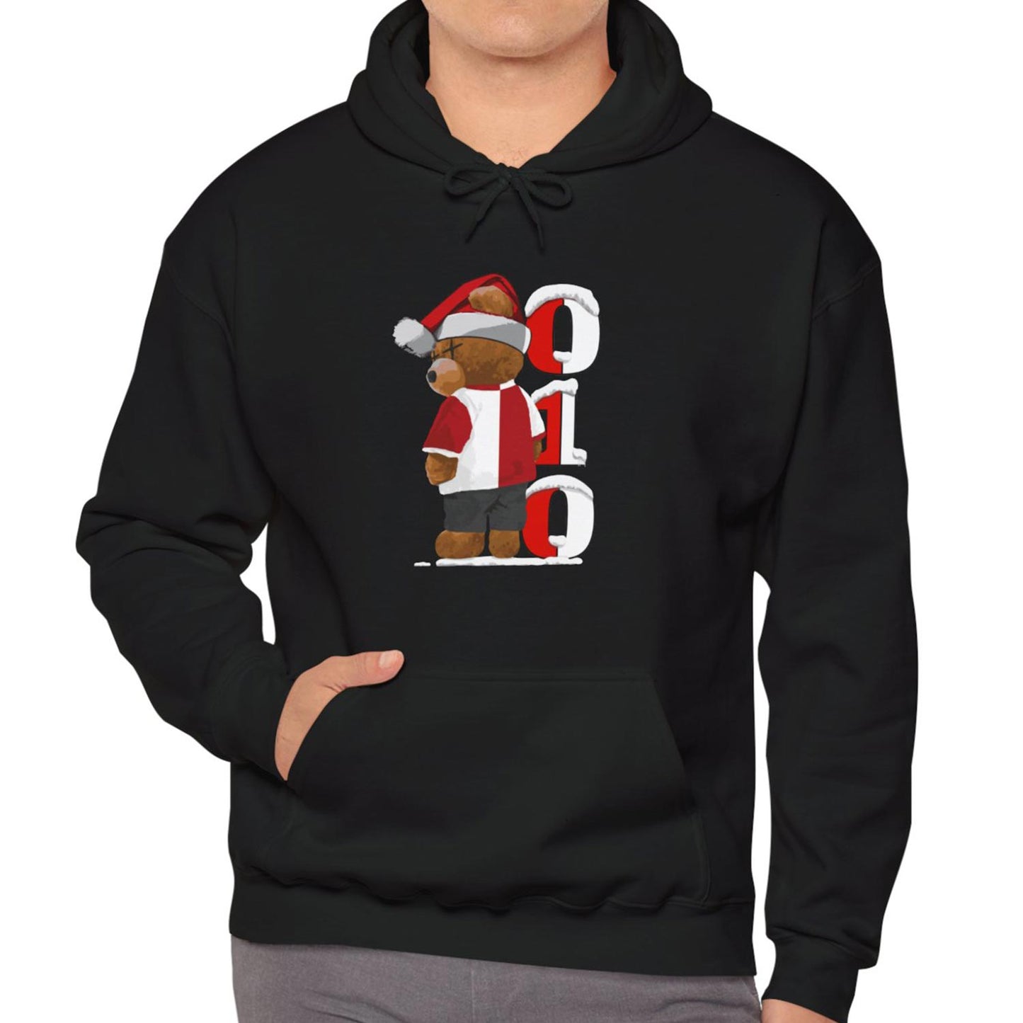 Hoodie relax - Kerst 010 Beer