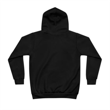 Hoodie regular zwart - kids - Kameraadje leeuw - logo voor groot