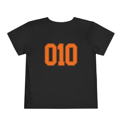 T-shirt regular zwart - kids - 010 ORANJE - Rotterdam EK 2024