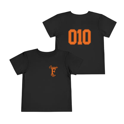 T-shirt regular zwart - kids - 010 ORANJE - Rotterdam EK 2024