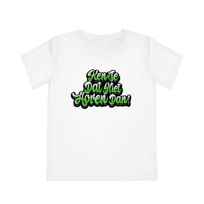 T-shirt regular zwart - kids - Ken je dat niet horen dan