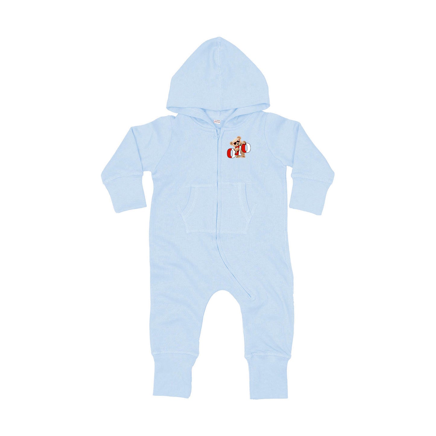 All-in-one baby onesie - Zonnebril beer 010 - logo links