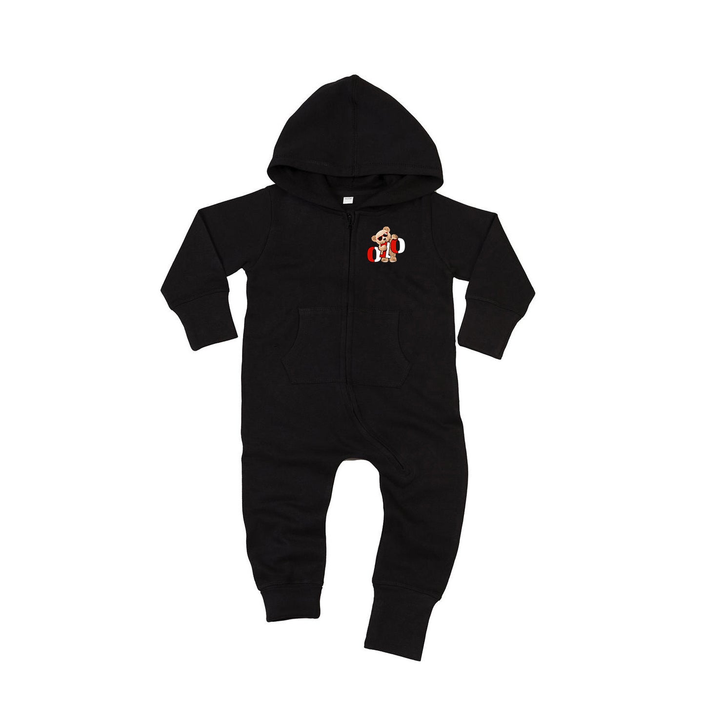 All-in-one baby onesie - Zonnebril beer 010 - logo links