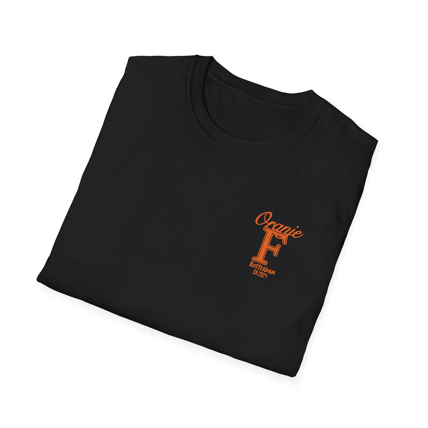 T-shirt regular zwart - 010 ORANJE - Rotterdam EK 2024