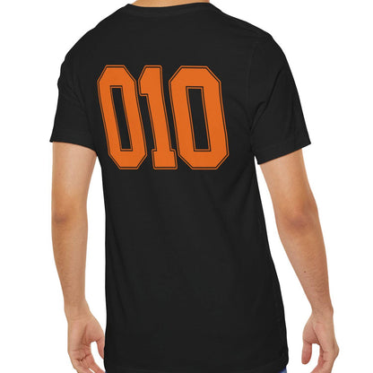 T-shirt regular zwart - 010 ORANJE - Rotterdam EK 2024