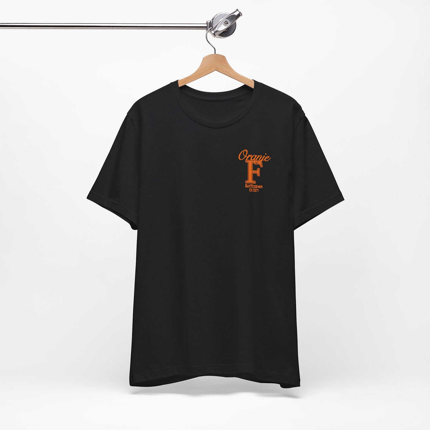 T-shirt regular zwart - 010 ORANJE - Rotterdam EK 2024