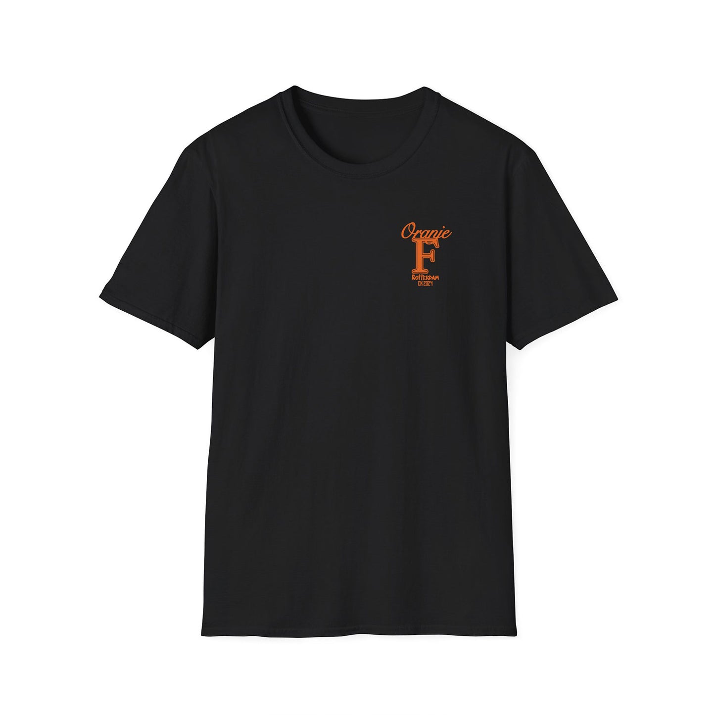 T-shirt regular zwart - 010 ORANJE - Rotterdam EK 2024