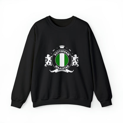 Sweater loose regular - Het wapen van Rotterdam - logo voor groot