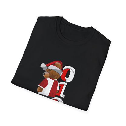 T-shirt regular zwart - Kerst 010 Beer