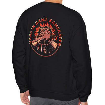 Sweater loose regular - Hand in hand - Kameraden - logo voor groot