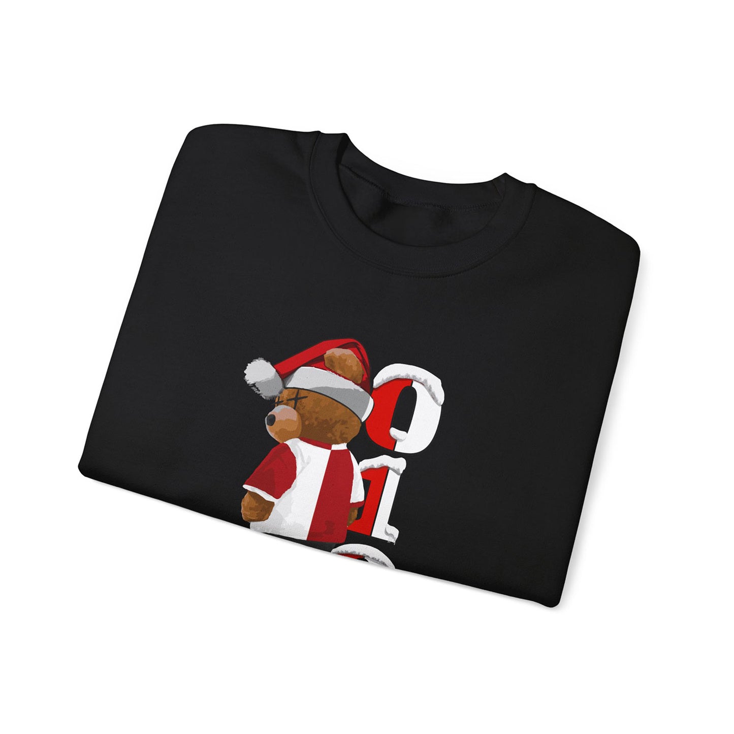 Sweater regular zwart - Kerst 010 Beer