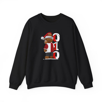 Sweater regular zwart - Kerst 010 Beer