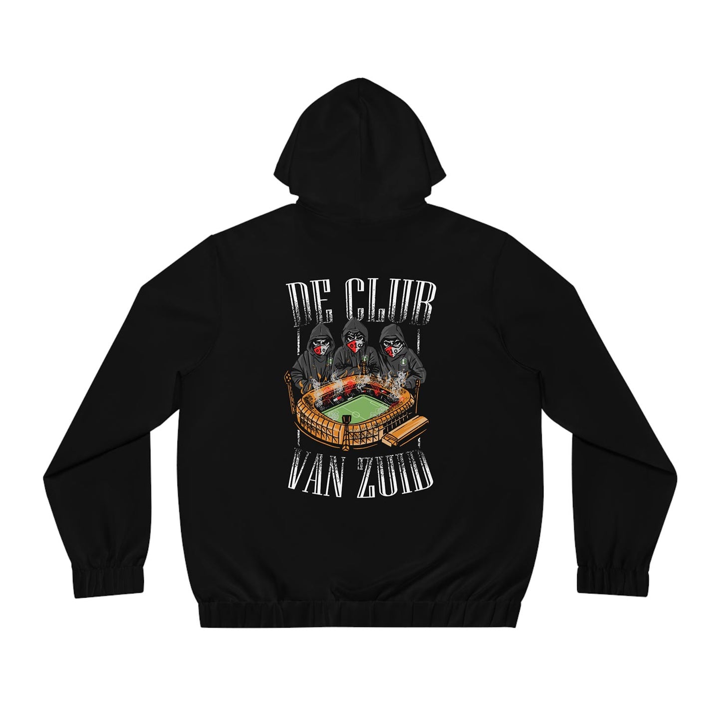 Hoodie met rits relax zwart - De club van Zuid - Kuip