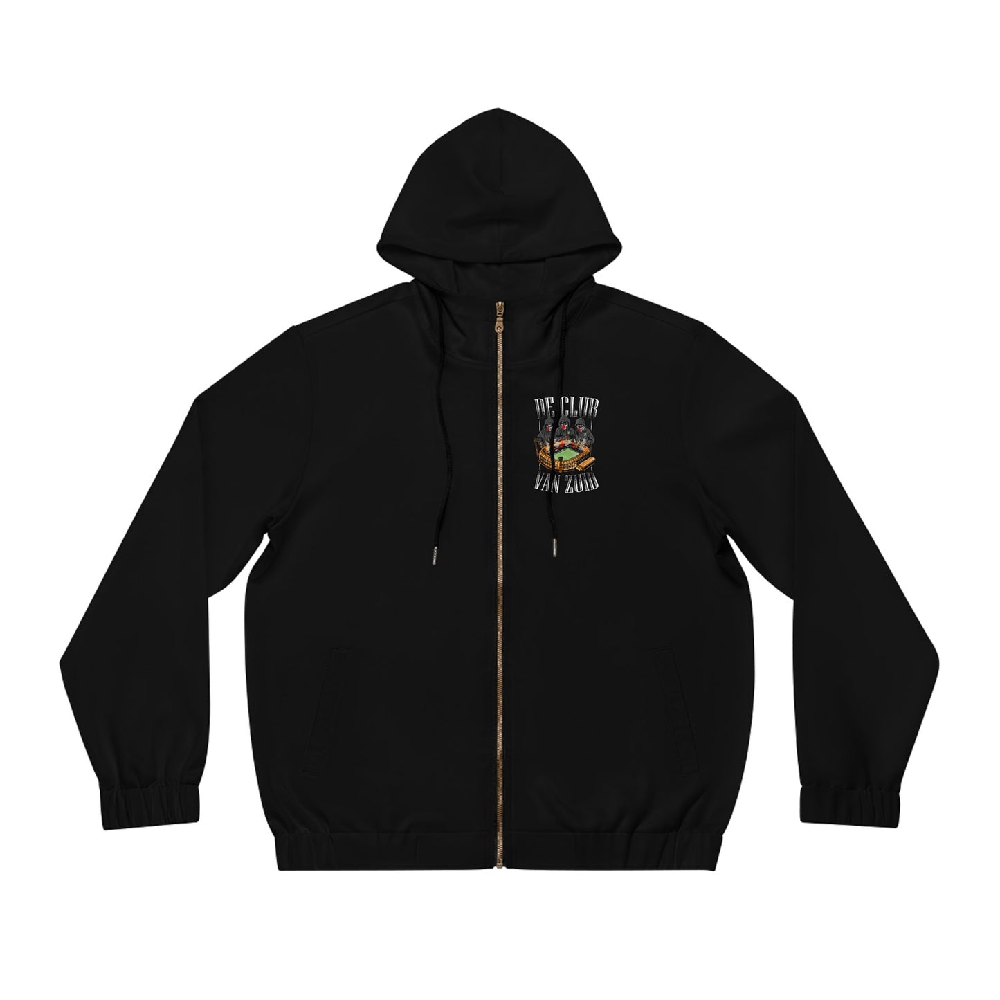 Hoodie met rits relax zwart - De club van Zuid - Kuip